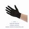 Boardwalk 396 Series, Disposable Gloves, 4.4 mil Palm, Nitrile, Powder-Free, M, 100 PK, Black BWK396MBX - alternate 3